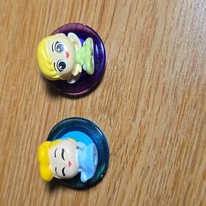 Disney New Doorables Custom Magnet Set, Tinkerbell & Cinderella Squish'alots